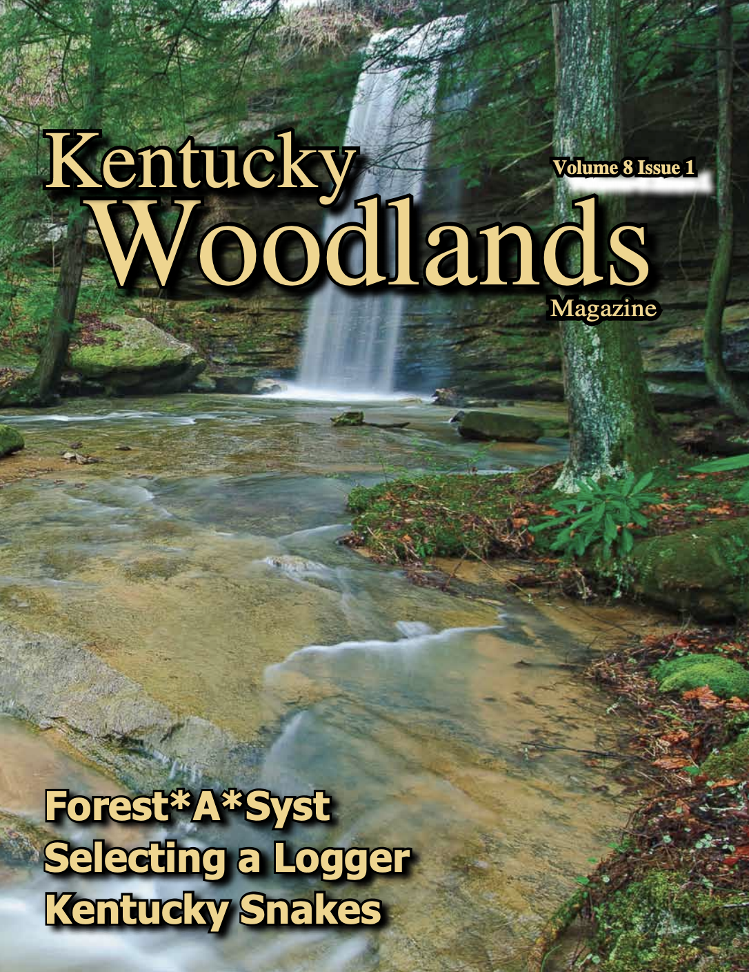 Kentucky Woodlands Magazine, Volume 8, Issue 1 Cover