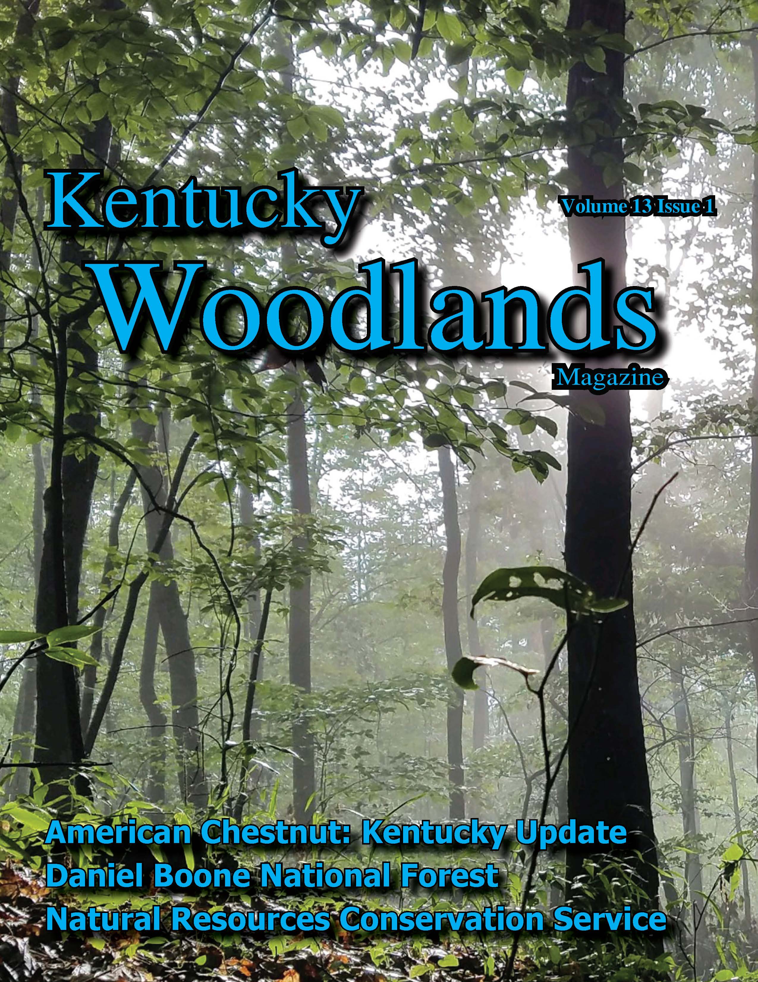 Kentucky Woodlands Magazine, Volume 13, Issue 1 Cover
