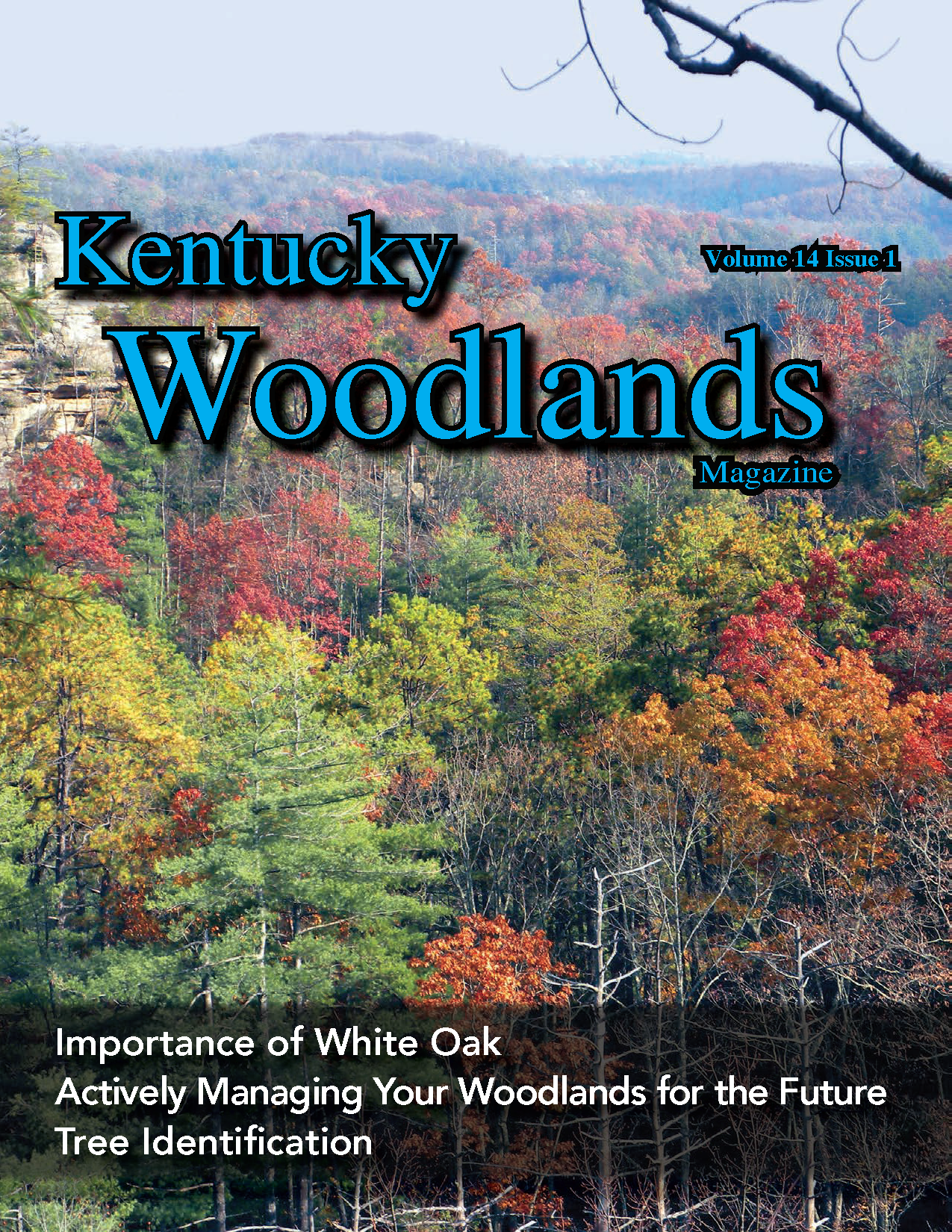 Kentucky Woodlands Magazgine, Volume 14, Issue 1 Cover