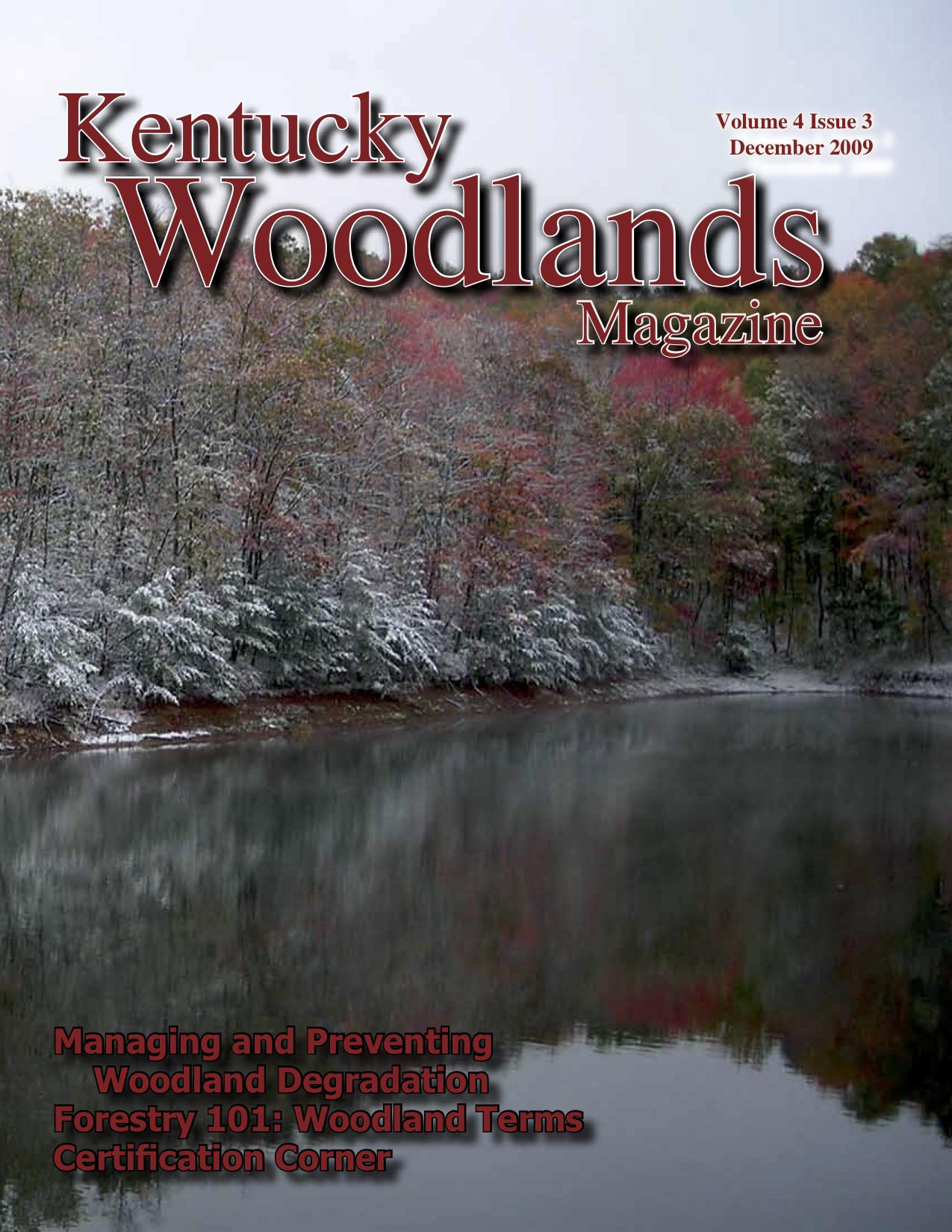 Kentucky Woodlands Magazine, Volume 4, Issue 3 Cover