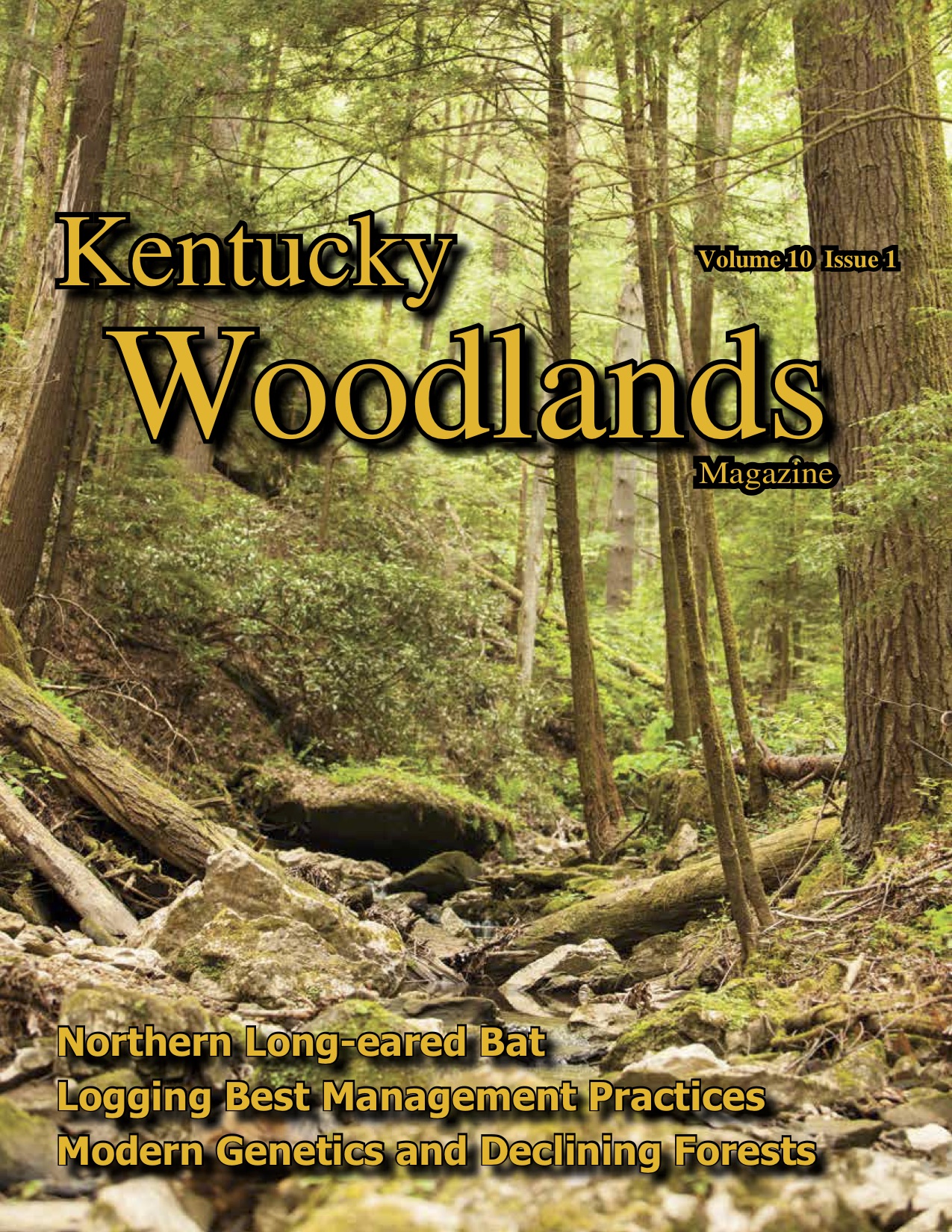 Kentucky Woodlands Magazine, Volume 10, Issue 1 Cover