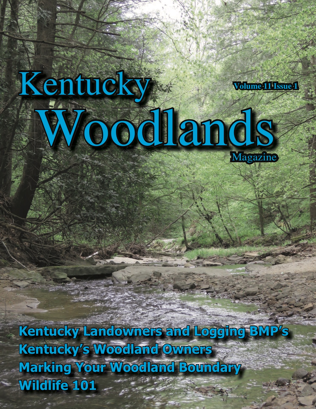 Kentucky Woodlands Magazine, Volume 11, Issue 1 Cover